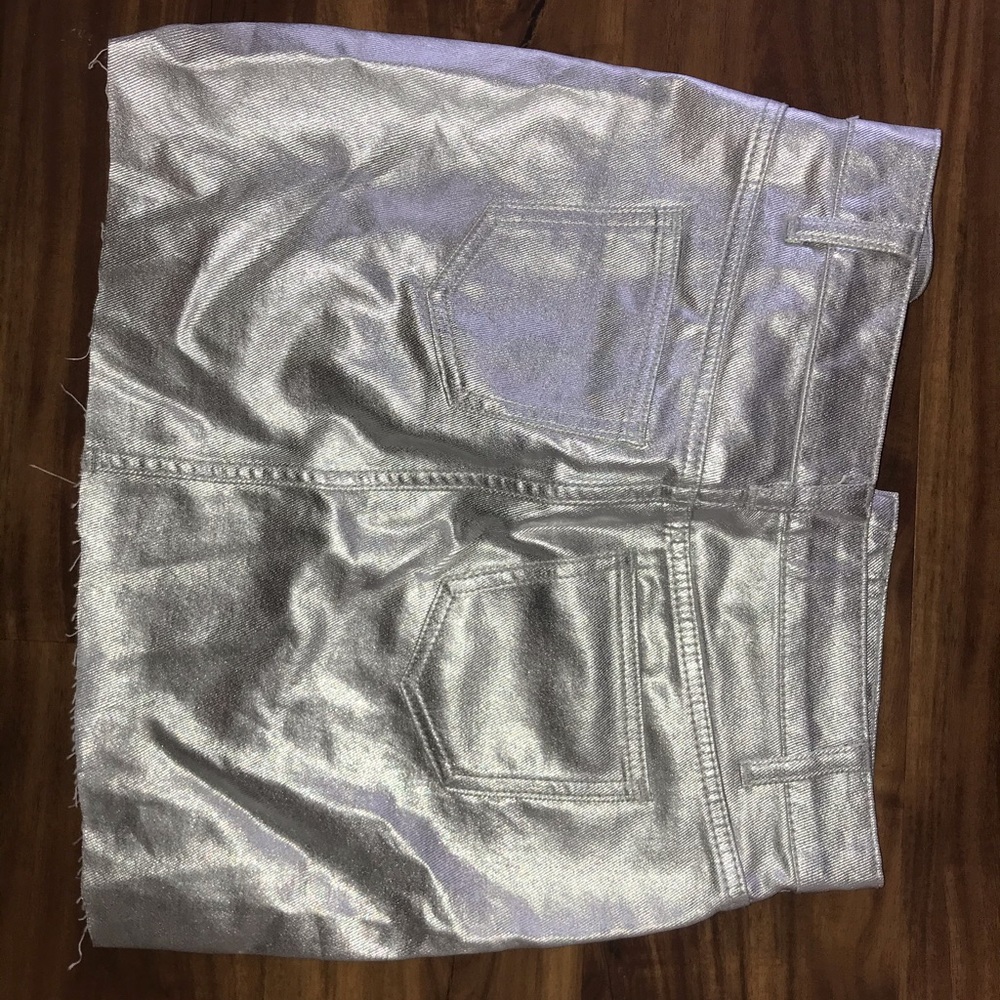 Forever 21 silver mini skirt!